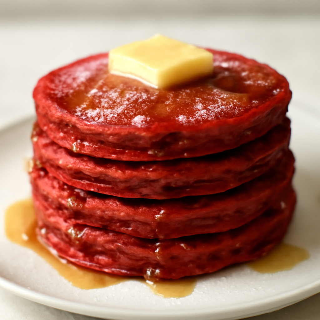 Red Valvet Pancakes