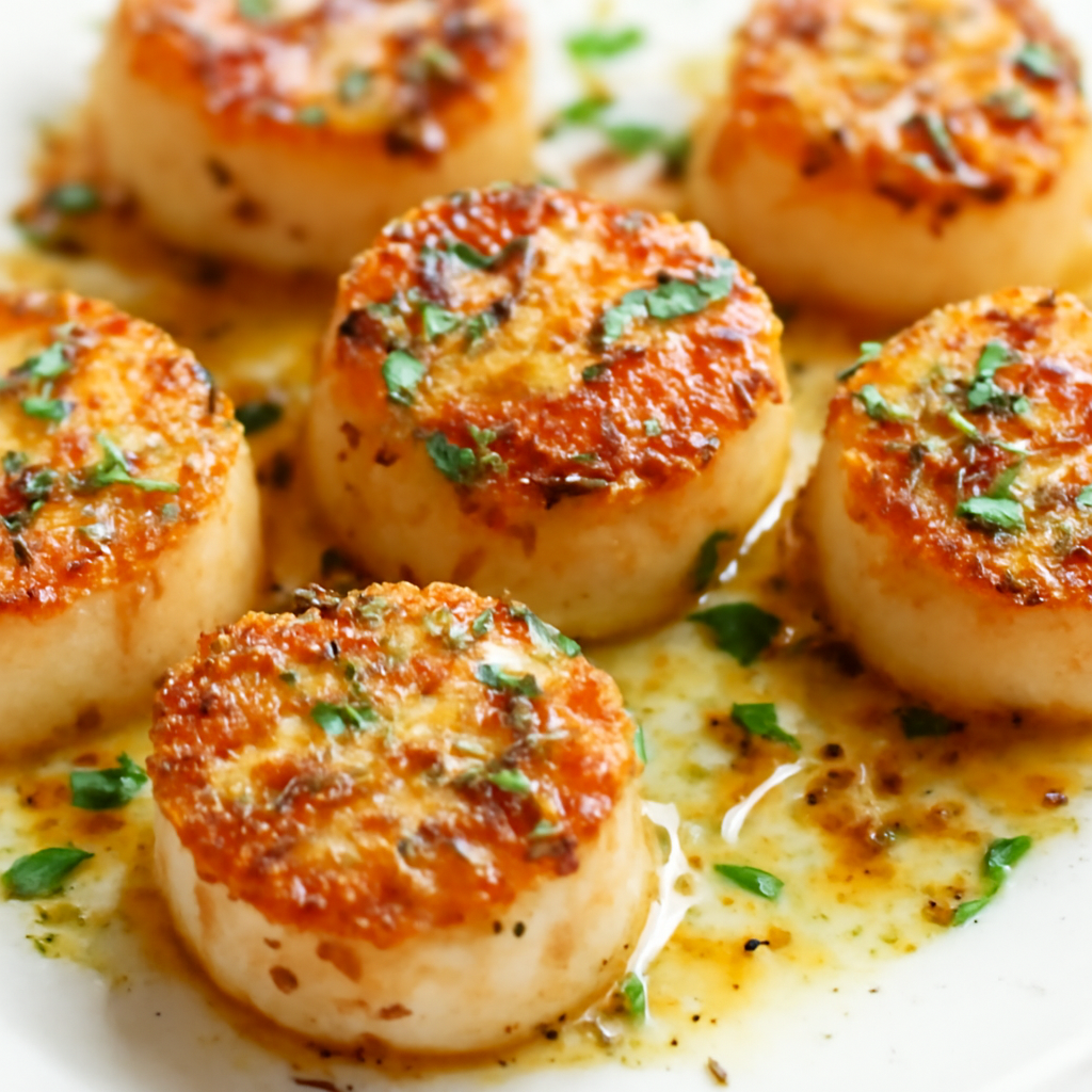 Keto Garlic Butter Scallops