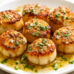 Keto Garlic Butter Scallops