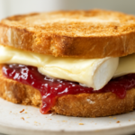 Brie and Jam Sandwich
