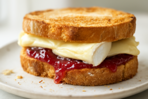 Read more about the article Brie and Jam Sandwich